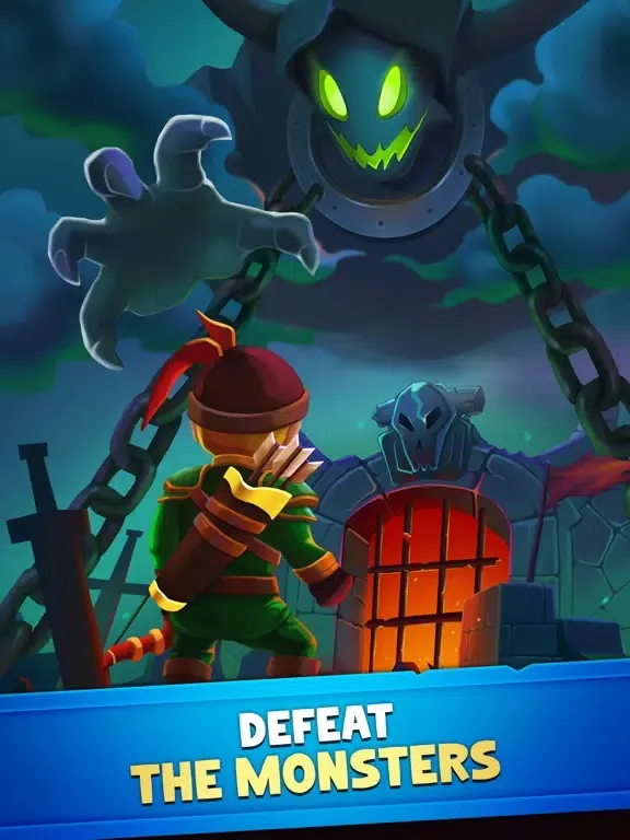 Zrzuty ekranu Archery Legends: Dungeon Raid iPad 