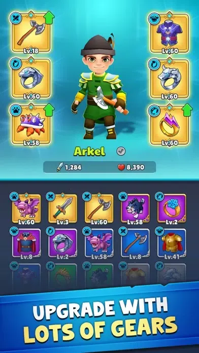 Zrzuty ekranu Archery Legends: Dungeon Raid
