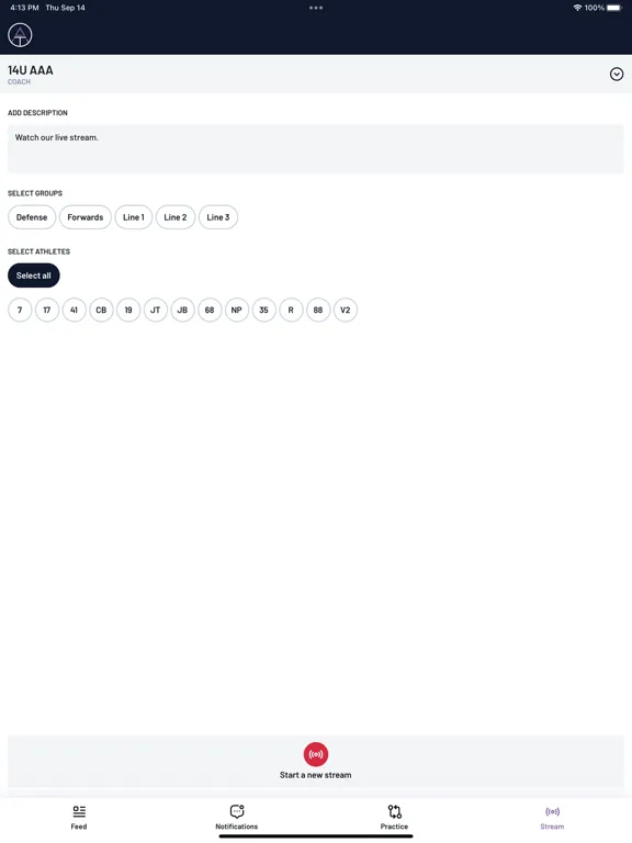 Athlete Tracker Pro iPad  スクリーンショット