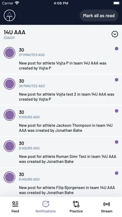 Athlete Tracker Pro スクリーンショット