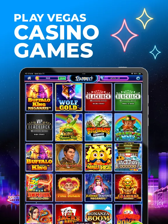Captures d'écran de Stardust Social Casino iPad 