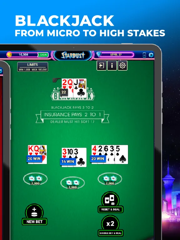 Captures d'écran de Stardust Social Casino iPad 