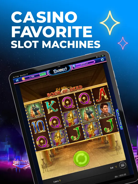 Captures d'écran de Stardust Social Casino iPad 