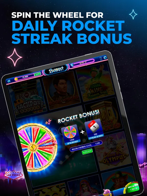 Captures d'écran de Stardust Social Casino iPad 