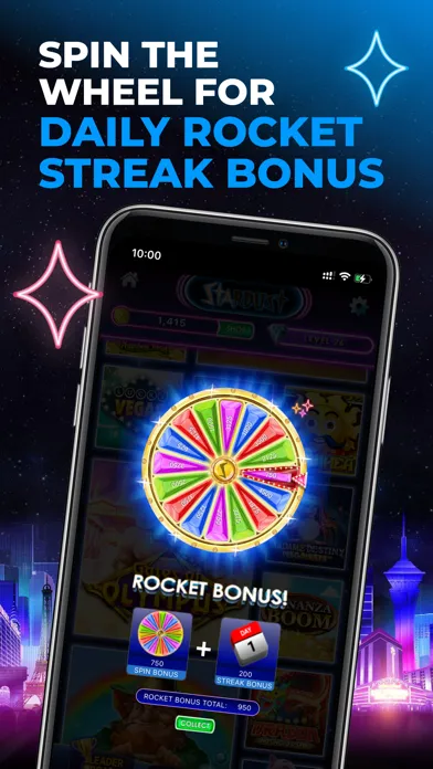 Captures d'écran de Stardust Social Casino