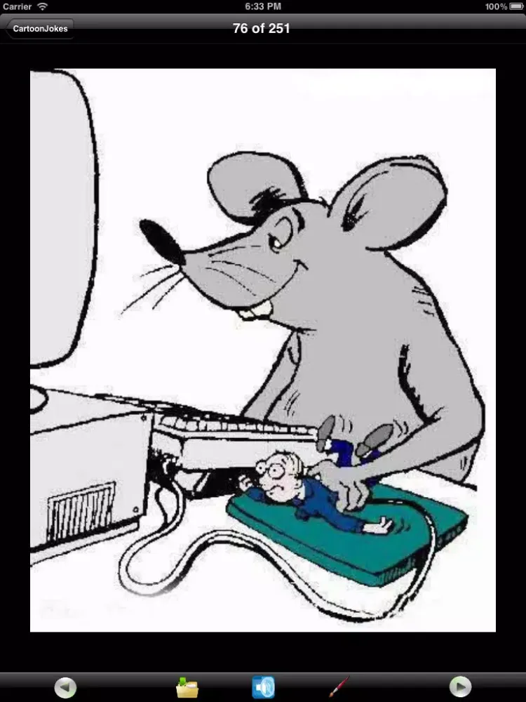 Capturas de pantalla de Cartoon Jokes iPad 