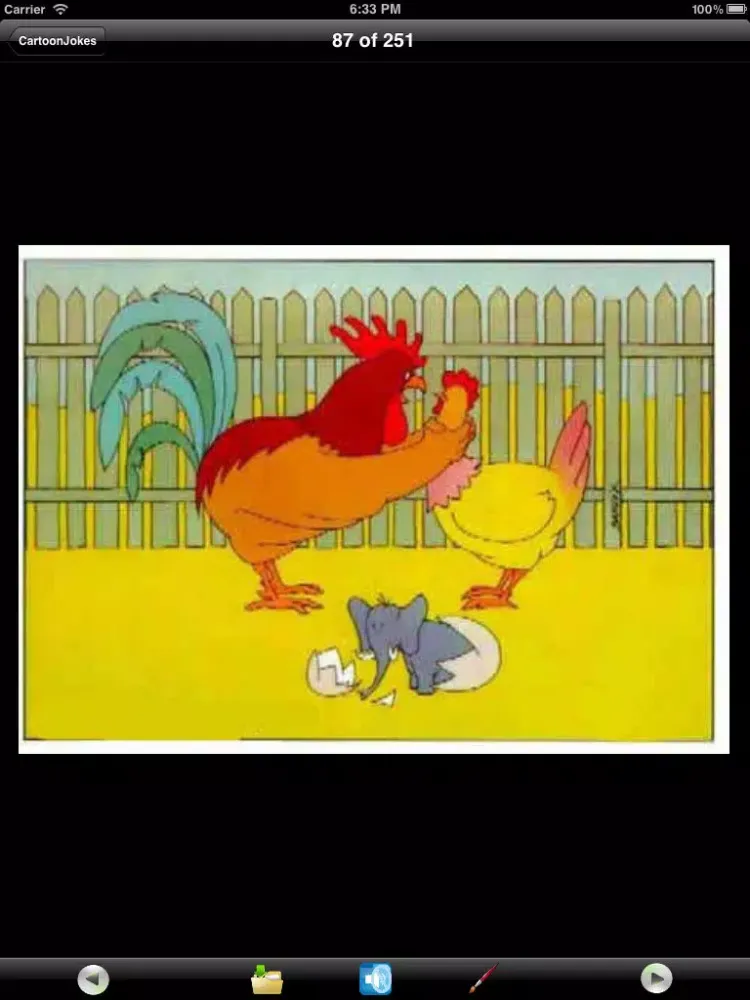 Capturas de pantalla de Cartoon Jokes iPad 