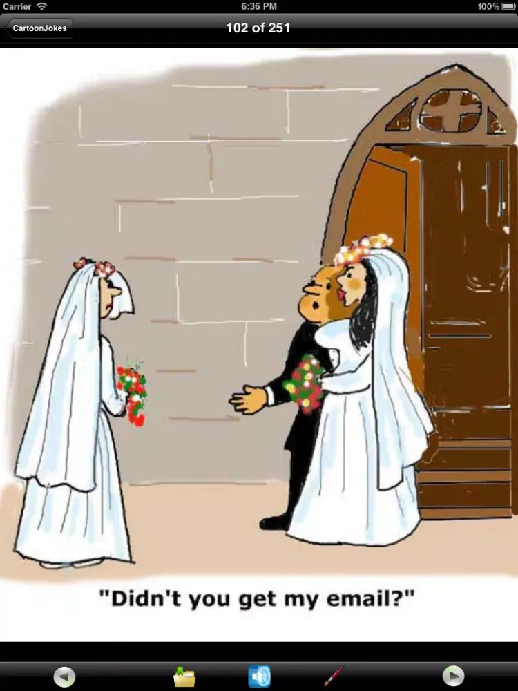 Capturas de pantalla de Cartoon Jokes iPad 