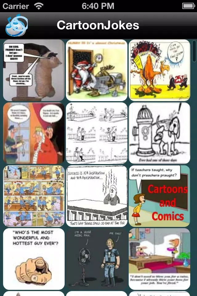 Capturas de pantalla de Cartoon Jokes