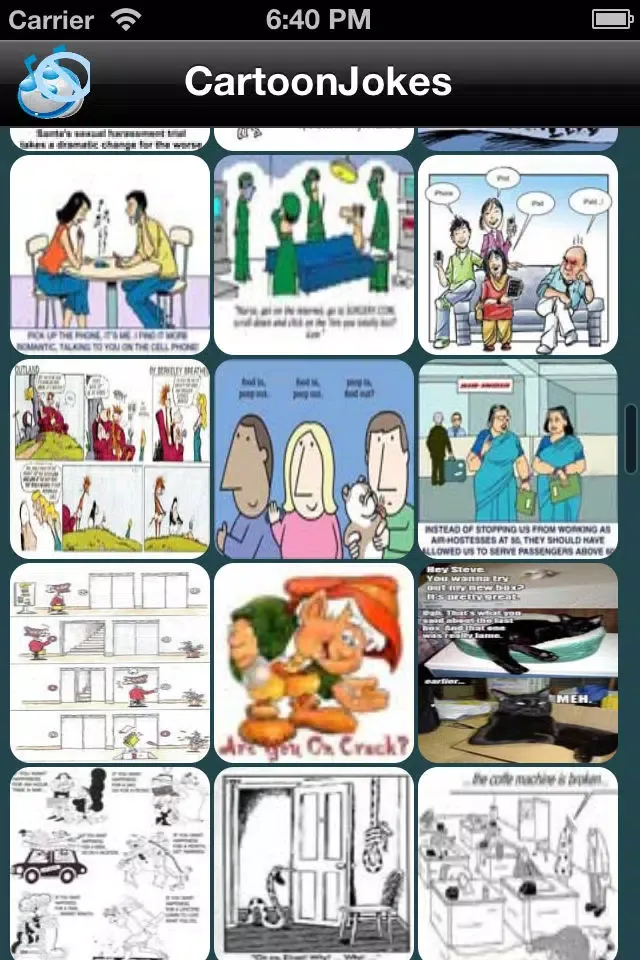 Capturas de pantalla de Cartoon Jokes