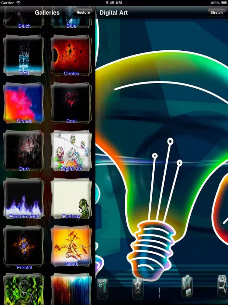 Abstract Art Wallpapers iPad 应用截图