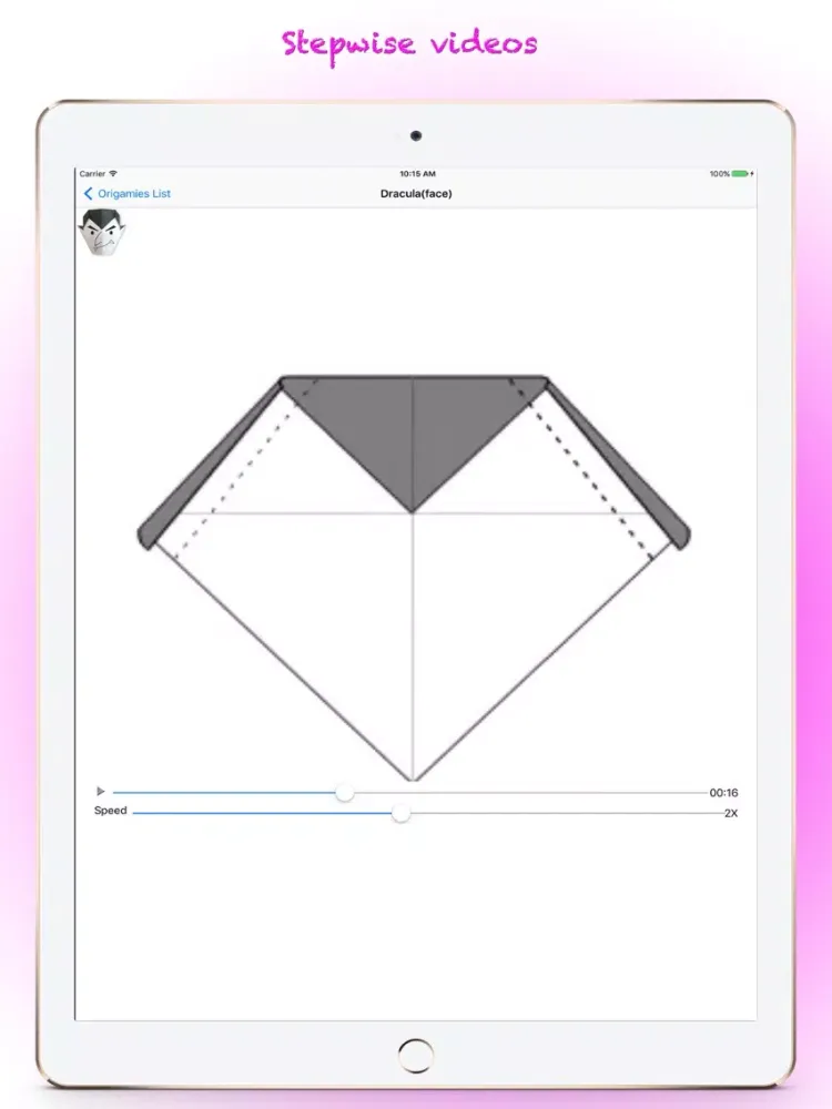 Capturas de pantalla de Origami Instructions iPad 