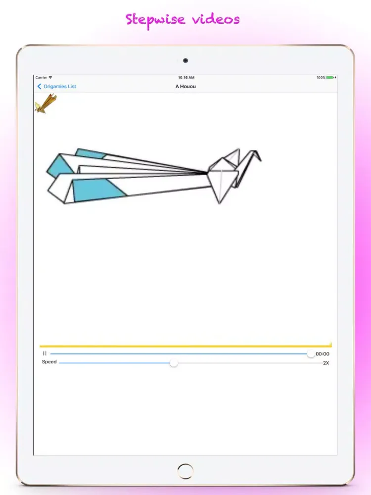Capturas de pantalla de Origami Instructions iPad 