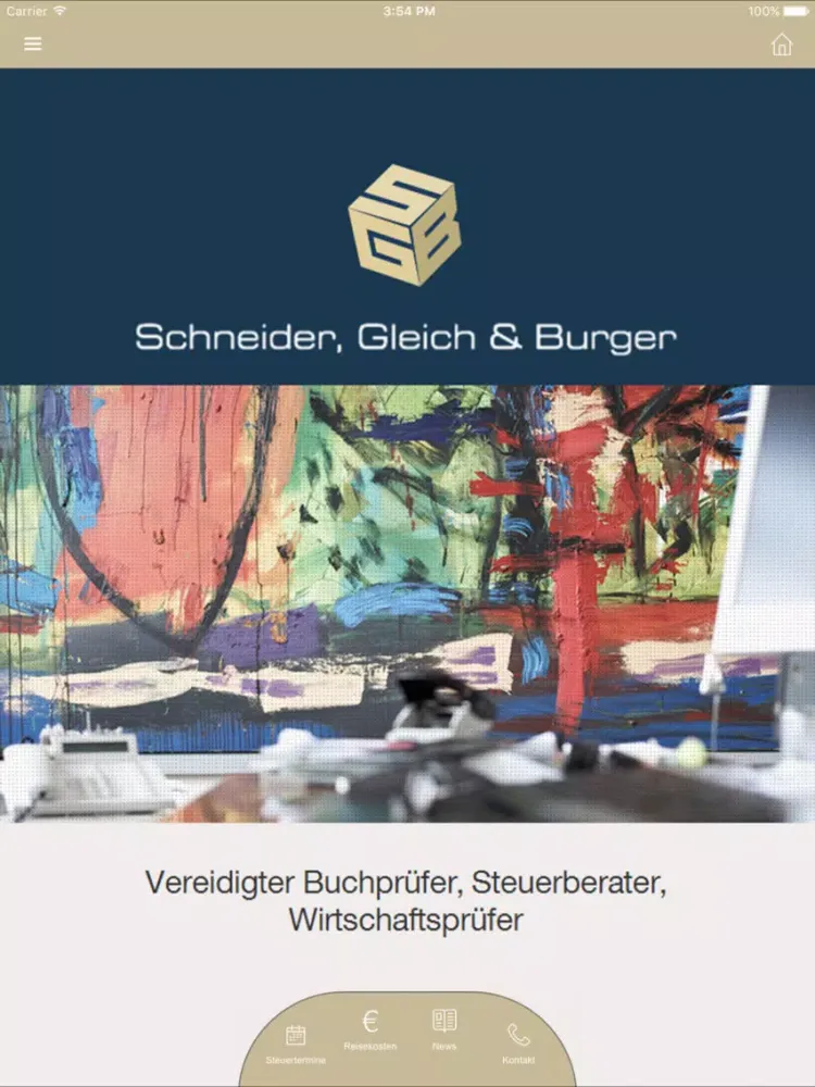 Schneider, Gleich & Burger iPad  스크린샷