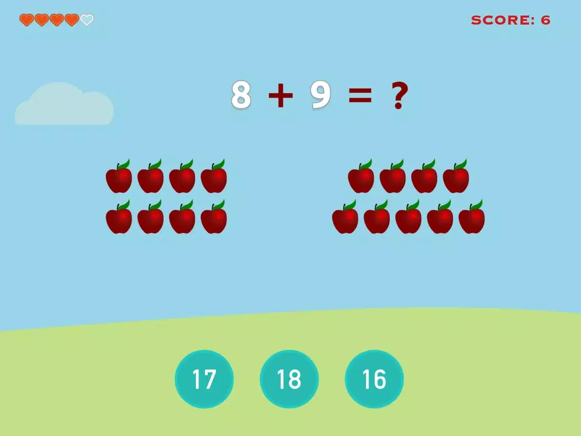 Zrzuty ekranu Learning Addition For Kids iPad 