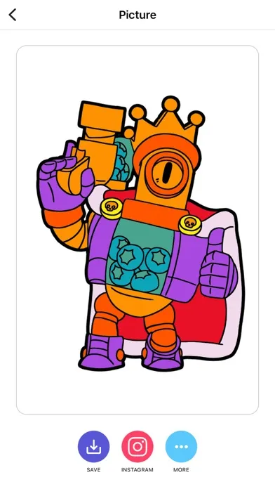 Capturas de tela do Starz - Brawl Stars Coloring