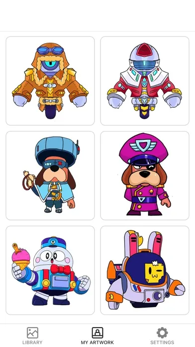 Capturas de tela do Starz - Brawl Stars Coloring