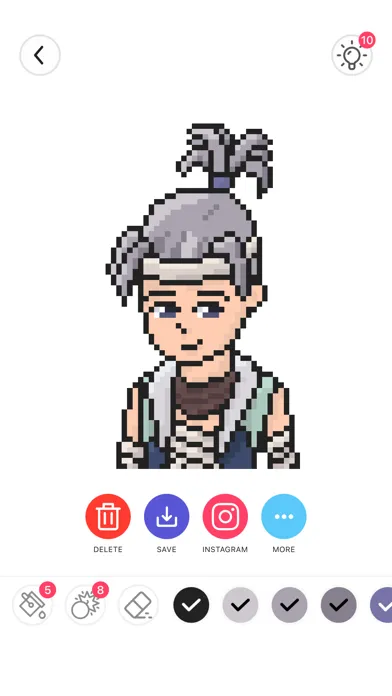 ภาพหน้าจอของ Colortnite 2: Nite Pixel Game