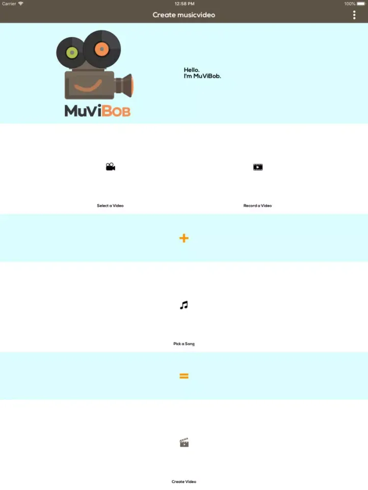 MuViBob Pro: Make a Musicvideo iPad  Screenshots