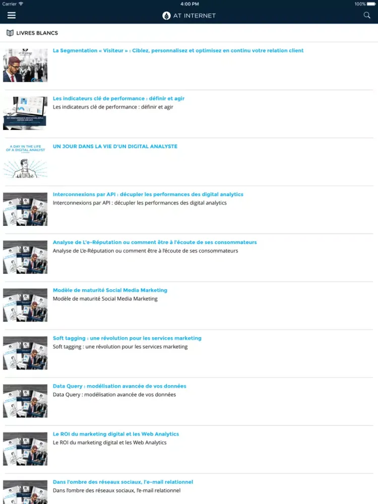 Screenshot di AT Ressources iPad 