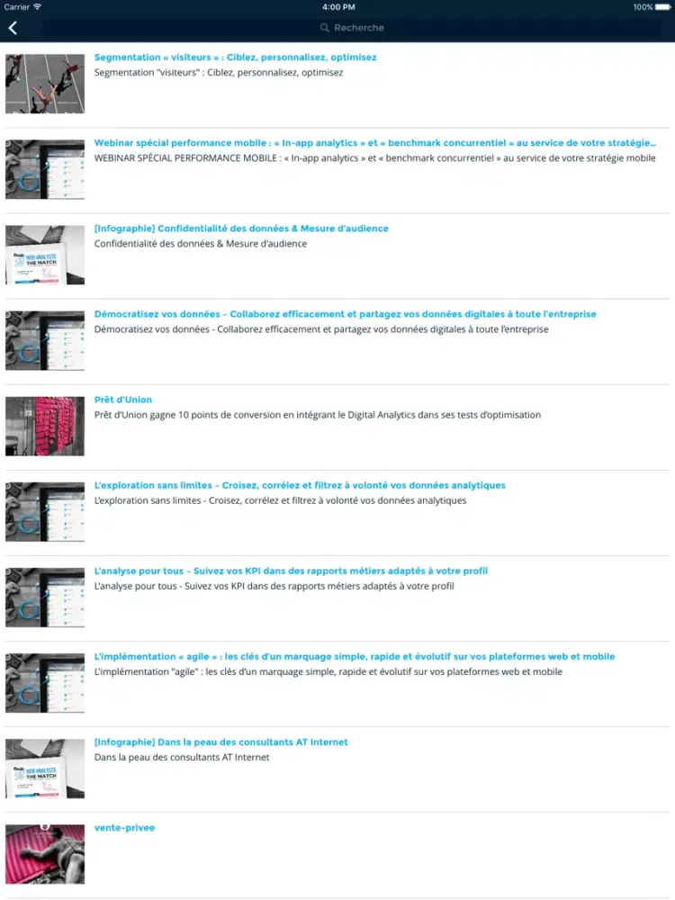 Screenshot di AT Ressources iPad 