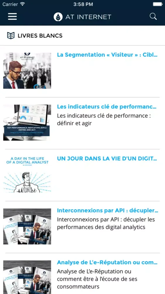Screenshot di AT Ressources