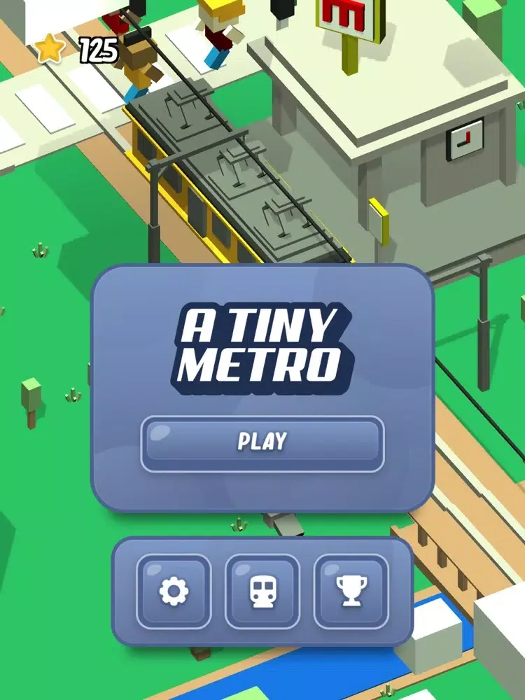 Ảnh chụp màn hình của A Tiny Metro iPad 