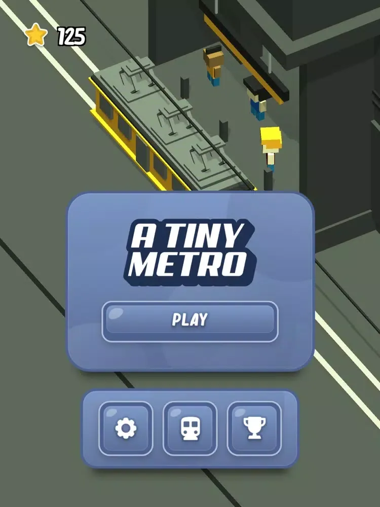 Ảnh chụp màn hình của A Tiny Metro iPad 