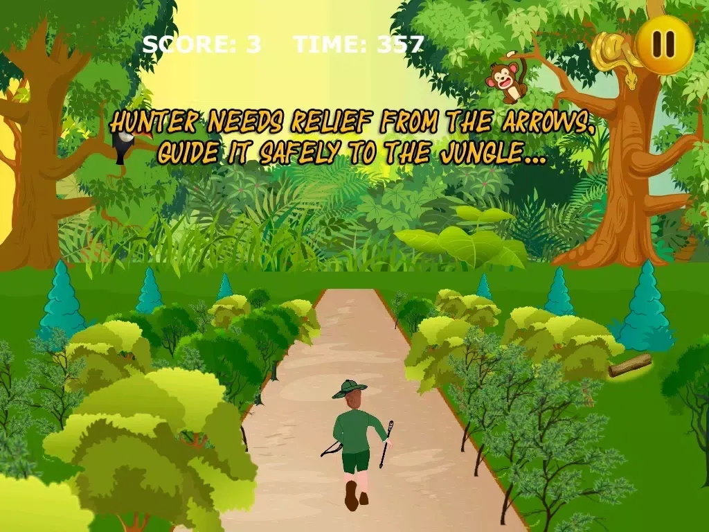 Hunter Runner Games - Endless Jungle Speedy Rush LX iPad  স্ক্রিনশট