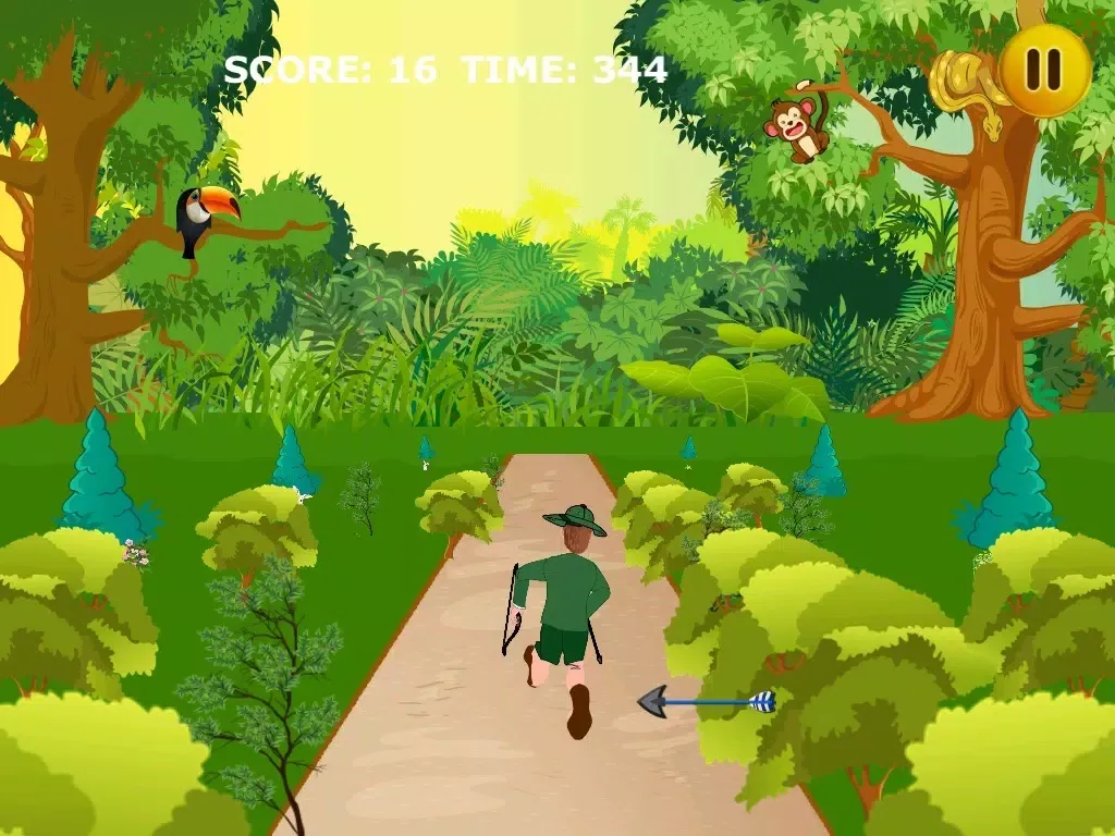 Hunter Runner Games - Endless Jungle Speedy Rush LX iPad  স্ক্রিনশট