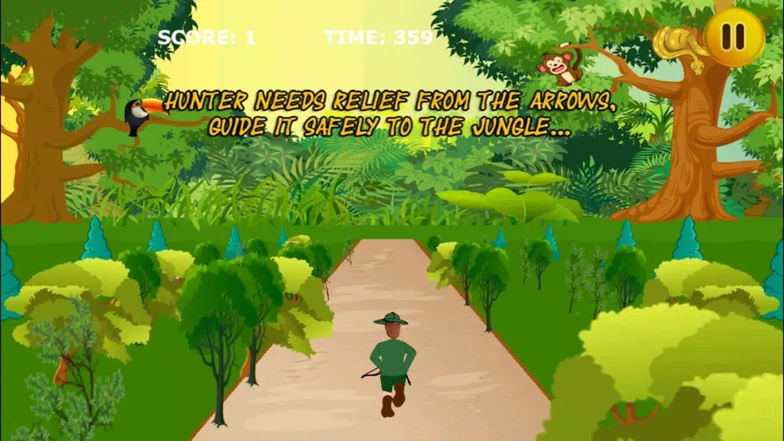 Hunter Runner Games - Endless Jungle Speedy Rush LX স্ক্রিনশট