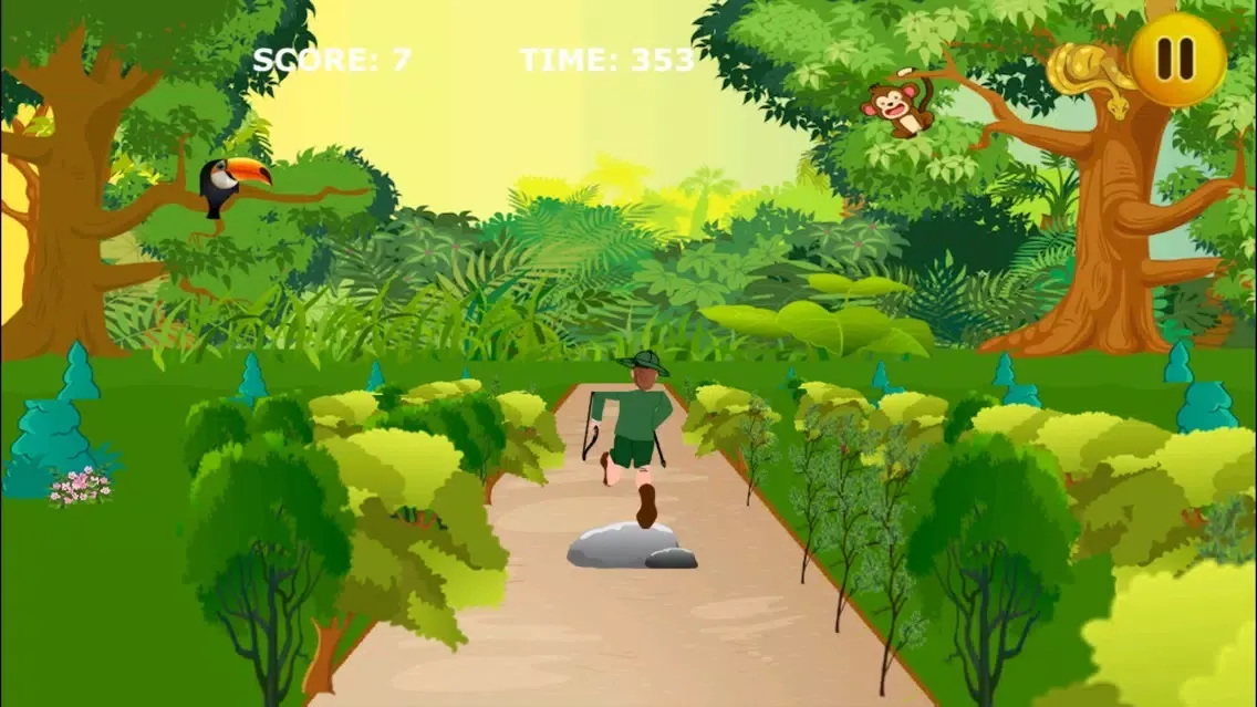Hunter Runner Games - Endless Jungle Speedy Rush LX স্ক্রিনশট