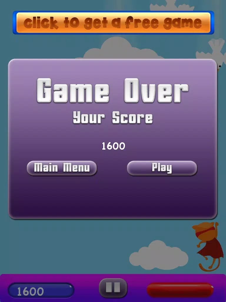 Flying Meow Arcade - A Cat Mission Avoiding Game iPad 應用截圖