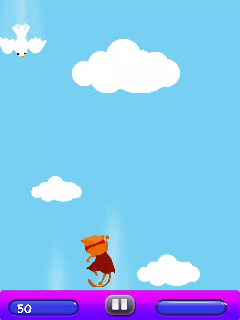 Flying Meow Arcade - A Cat Mission Avoiding Game iPad 應用截圖
