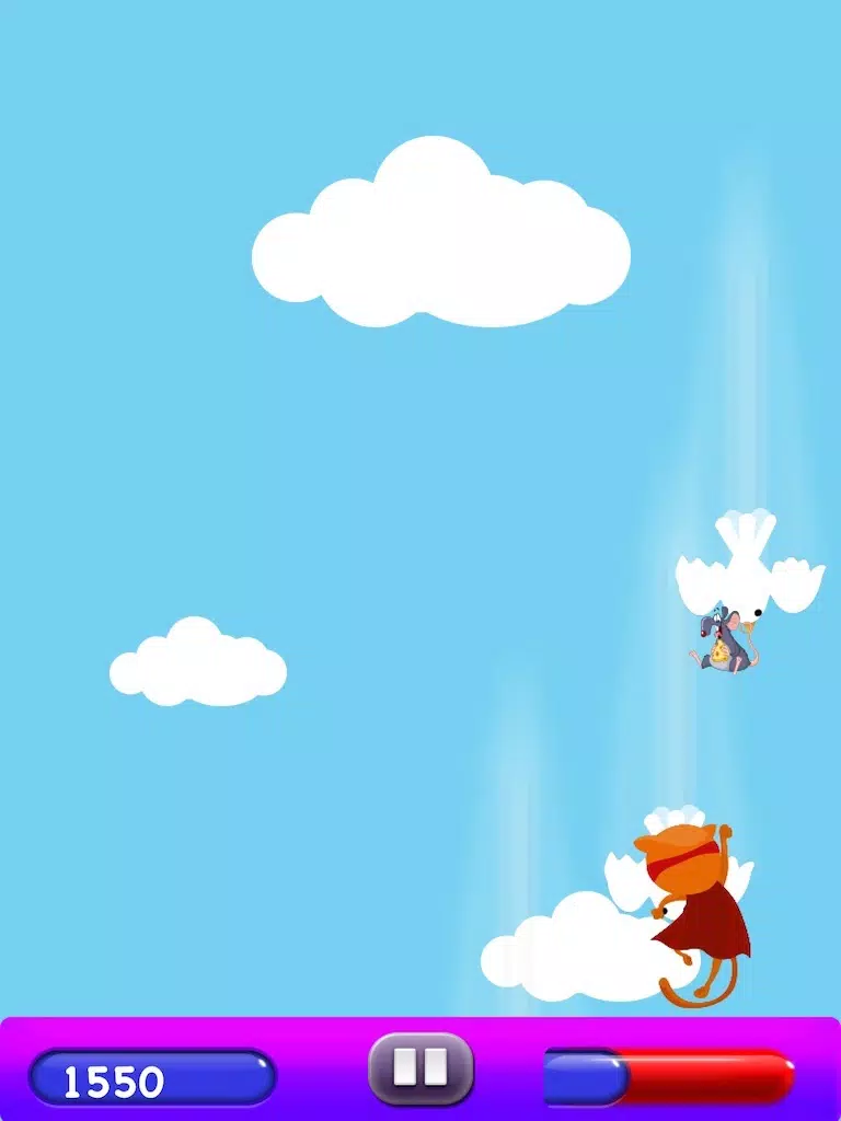 Flying Meow Arcade - A Cat Mission Avoiding Game iPad 應用截圖