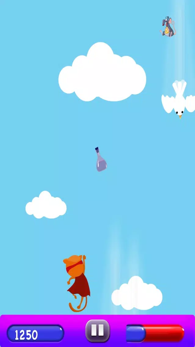 Flying Meow Arcade - A Cat Mission Avoiding Game應用截圖