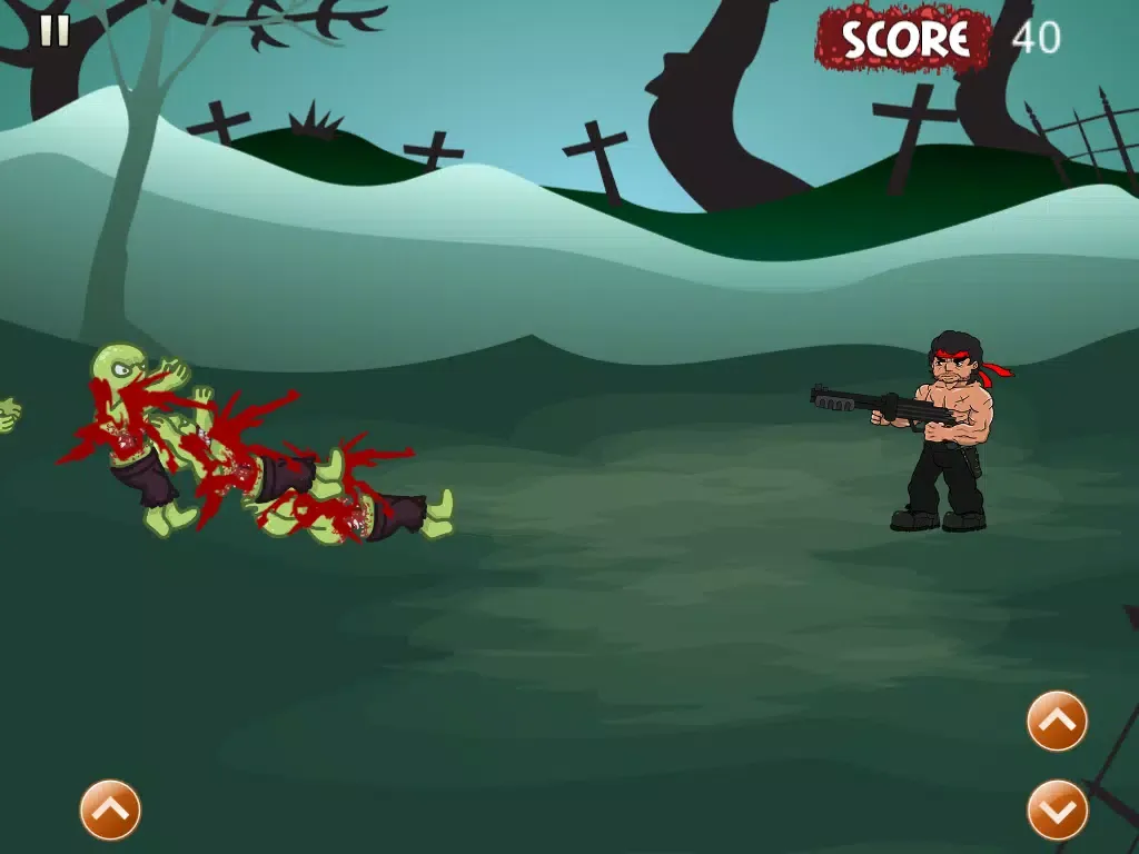 Screenshot di Stupid Zombie Attack - Kill The Undead Defense iPad 