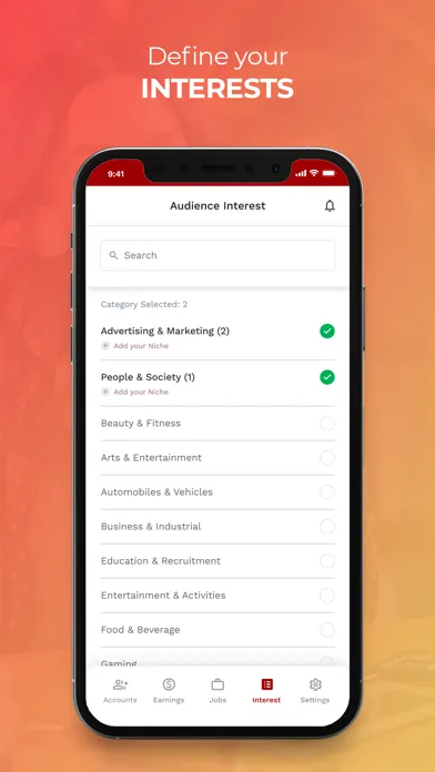 Atisfyre - Influencer's App Screenshots