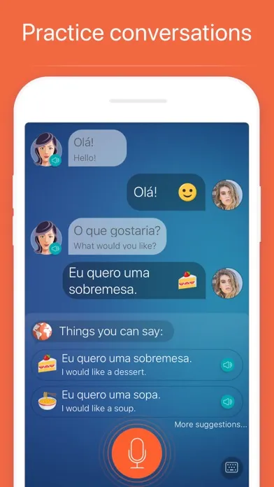 Tangkapan layar Learn Portuguese – Mondly