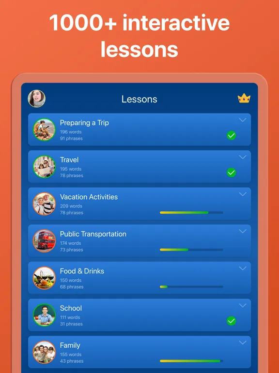 Learn French: Language Course iPad  Screenshots