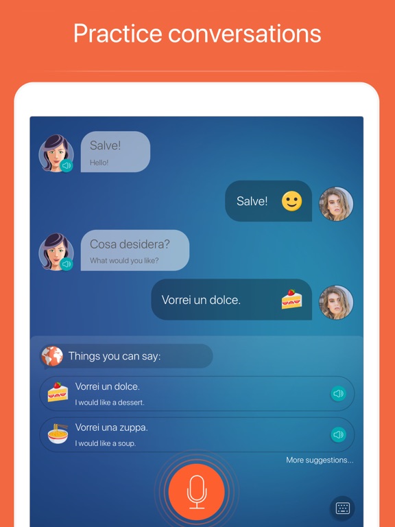 Ảnh chụp màn hình của Learn Italian: Language Course iPad 