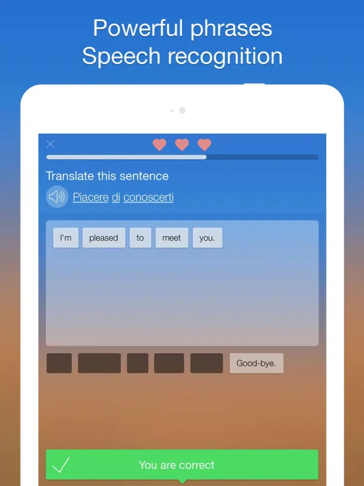 Learn Italian, Speak Italian - Language guide iPad 应用截图