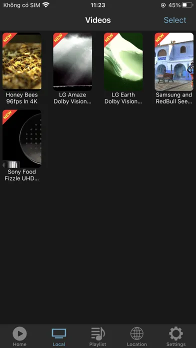 Скриншоты HD Player