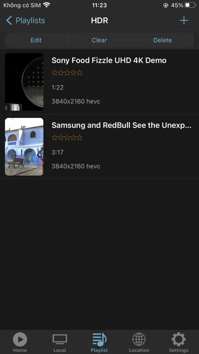 Скриншоты HD Player