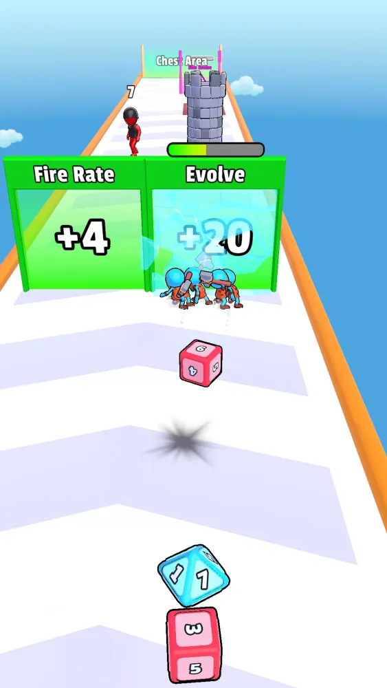 Скриншоты Dice Army Run