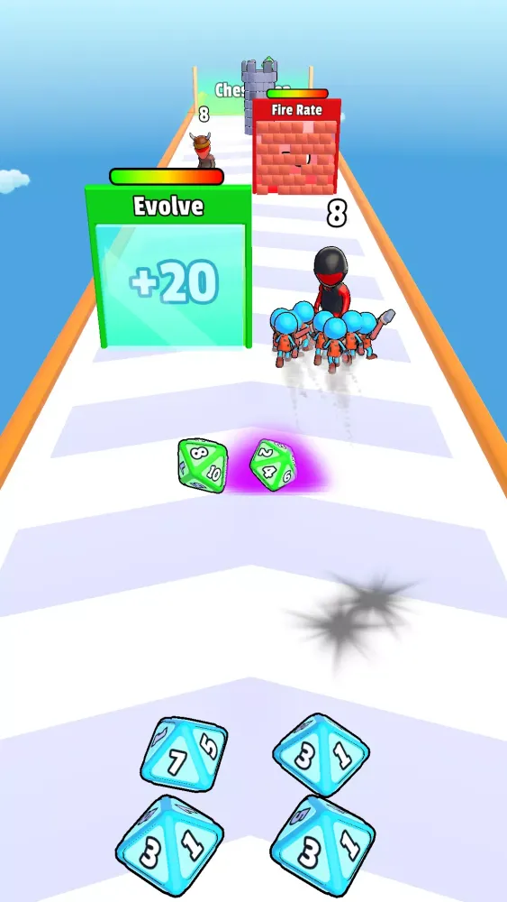 Скриншоты Dice Army Run