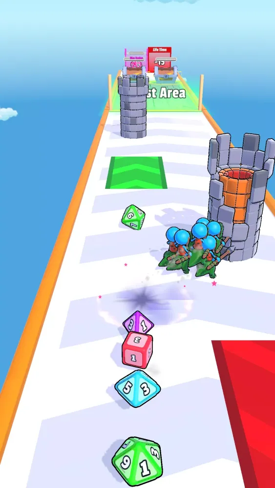 Скриншоты Dice Army Run