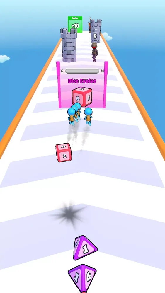 Скриншоты Dice Army Run