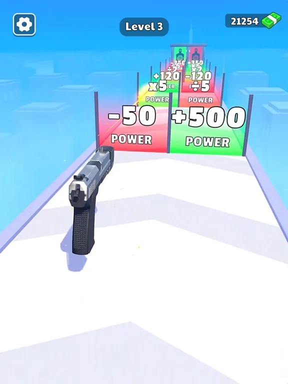 Tangkapan layar Weapon Master: Run & Gun Games iPad 