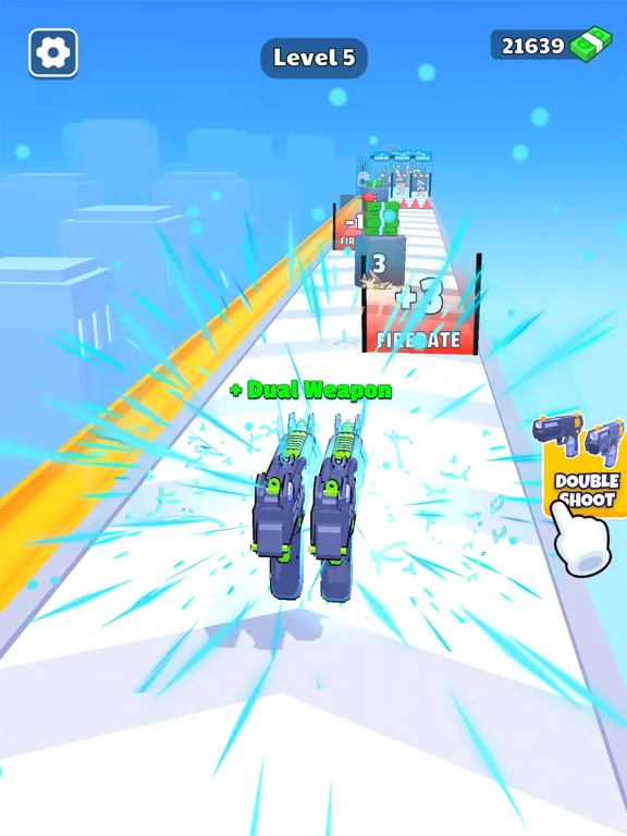 Tangkapan layar Weapon Master: Run & Gun Games iPad 